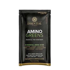 AMINO GREENS BOX 240G BOX C/ 30 SACHÊS ESSENTIAL NUTRITION