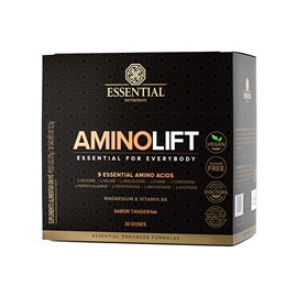 AMINOLIFT TANGERINA BOX 375G BOX C/ 30 SACHÊS ESSENTIAL NUTRITION